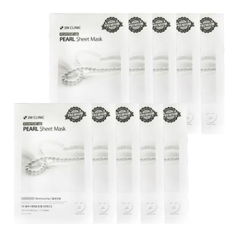 3W Clinic - Perle Essentiel jusqu'à, Masque feuille - 1pack (10pièces) 3W Clinic - Perle Essentiel jusqu'à, Masque feuille - 1pack (10pièces)
