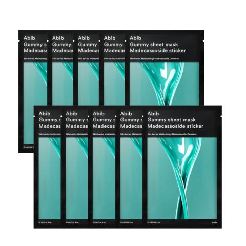 Abib - Gummy Sheet Mask - Madecassoside Sticker - 10pièces