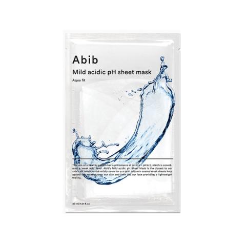 Abib - Masque en feuille de pH acide doux - Aqua Fit - 1pièce