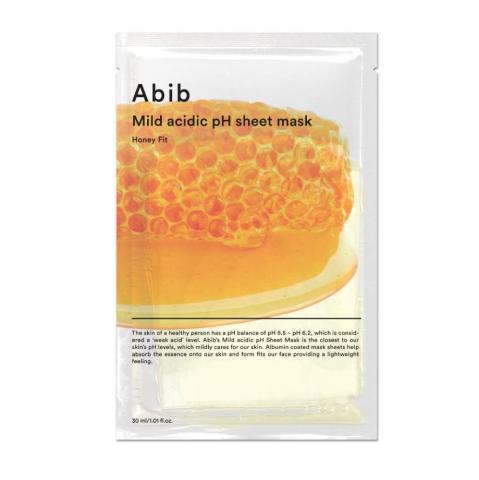 Abib - Mild Acidic Masque en feuille de pH - Honey Fit - 10pièces Abib - Mild Acidic Masque en feuille de pH - Honey Fit - 10pièces