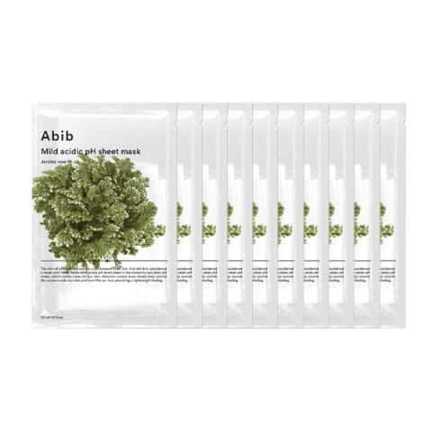 Abib - Mild Acidic pH Masque en drap - Coupe Jericho Rose - 10pièces
