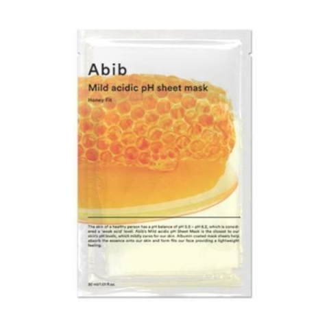 Abib - Mild Acidic pH Sheet Mask - Honey Fit - 5pièces