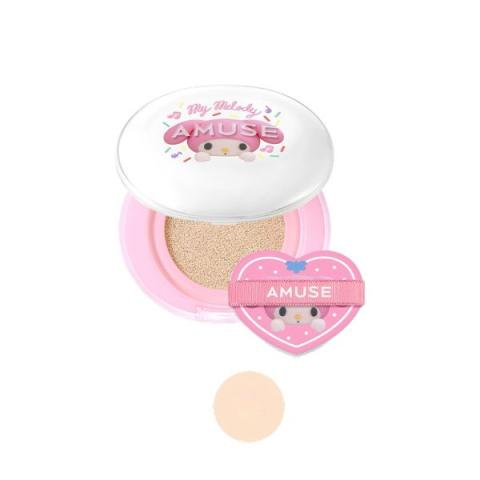 Amuse - Coussin perfecteur de peau céramique SPF40 PA++ (Édition spéciale My Melody &amp; Kuromi) - 15g - 1.5 Natural