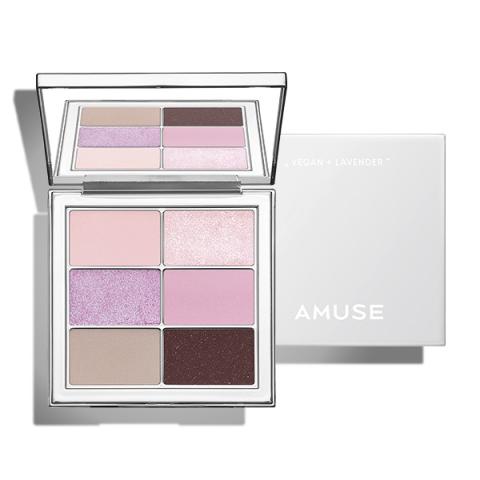 Amuse - Eye Vegan Sheer Palette - 1.6g*6 - 04 Sheer Lavender