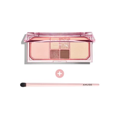 Amuse - Palette Vegan Face All - Eye shadow 0.7g*4, Blusher 5.8g,...
