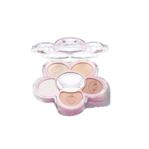 Amuse - Palette pour les yeux Flora (Édition spéciale My Melody &amp; Kuromi) - 4.5g - 01 Flower Peach