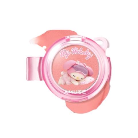 Amuse - Poudre Lèvres & Joues (Édition spéciale My Melody & Kuromi) - 4g - 01 Peach Whip