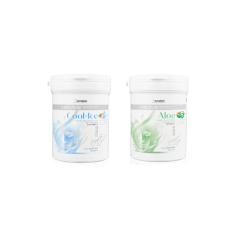Anskin - Modeling Mask - (240g) - Cool-Ice (1ea) + Aloe (1ea) Set