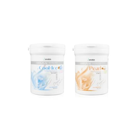 Anskin - Modeling Mask - (240g) - Cool-Ice (1ea) + Pearl (1ea) Set