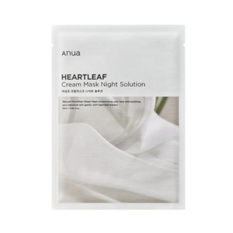 ANUA - Heartleaf Cream Mask Night Solution - 1pièce