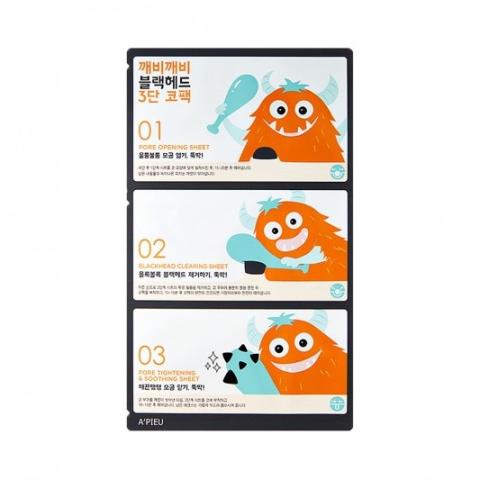 A'PIEU - Goblin Blackhead Pack de nez en 3 étapes - 1pièce