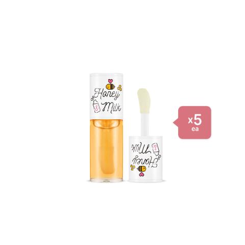 A'PIEU Honey & Milk Lip Oil/5g (5ea) Set