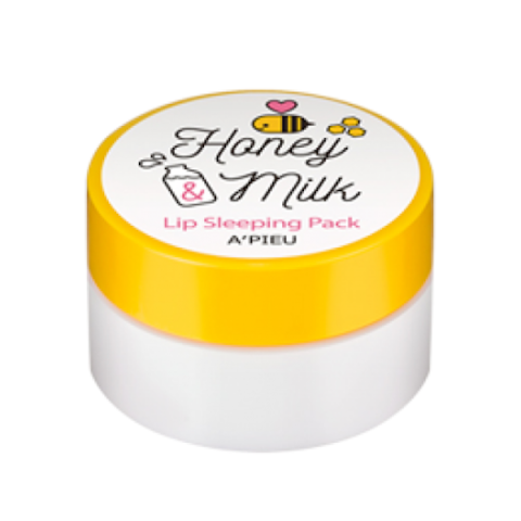 A'PIEU - Pack de couchage pour les lèvres au miel et au lait/ 6.7g