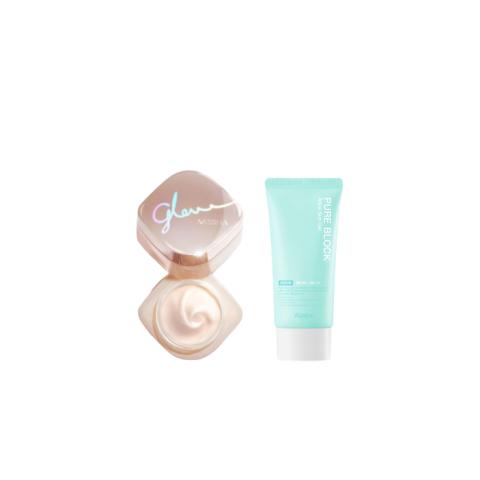 A'PIEU - Pure Block Aqua Sun Gel SPF50+ PA+++ X MISSHA - Glow Skin Balm - 50ml