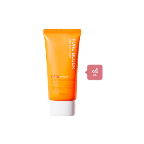 A'PIEU Set Pure Block Natural Crème Solaire Quotidienne (4ea) A'PIEU Set Pure Block Natural Crème Solaire Quotidienne (4ea)
