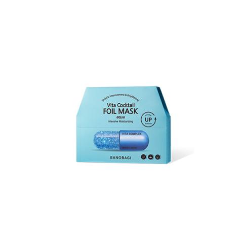 BANOBAGI - Vita Cocktail Foil Mask Aqua - 10 pièces