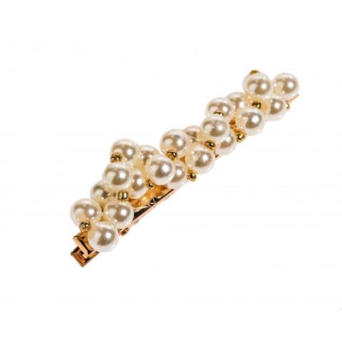 Barrette à cheveux perlée