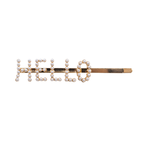 Barrette perle Hello Stella Green Barrette perle Hello Stella Green