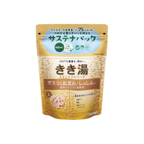 BATHCLIN - Sel de bain-marie gazéifié Kikiyu, grand format - 360g - Rough Skin - Floral