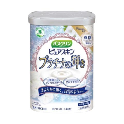BATHCLIN - Sel de bain Pure Skin Care - 600g - Platinum Shine