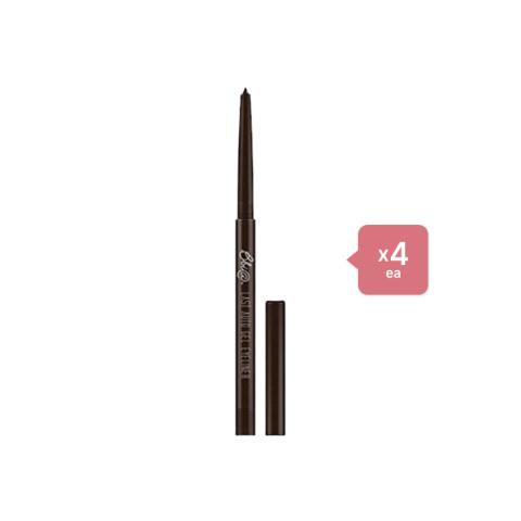 Bbi@ Last Auto Gel Eyeliner - 02 Jazz - 0.5g (4ea) Set