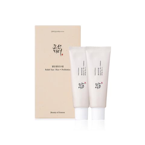 BEAUTY OF JOSEON - Relief Sun : Coffret Riz + Probiotiques SPF50+...