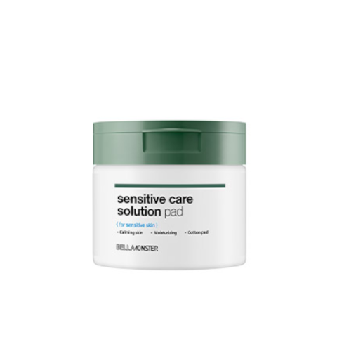 BELLAMONSTER - Tampon de solution pour soins sensibles - 180ml/90pads