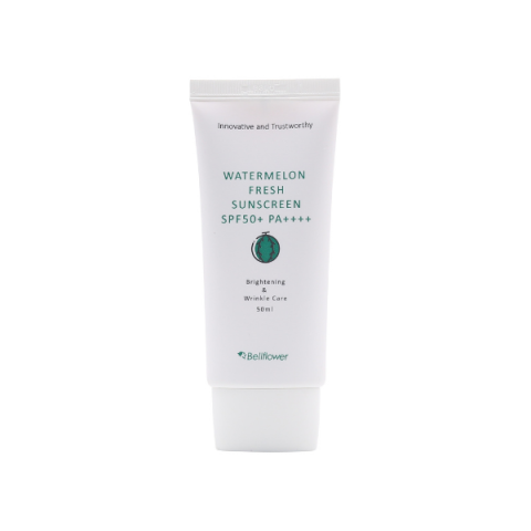 Bellflower - Crème solaire fraîche pastèque SPF50+ PA++++ - 50ml
