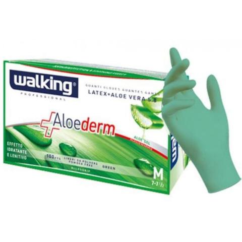 Boite de 100 Gants latex vert Taille M Boite de 100 Gants latex vert Taille M