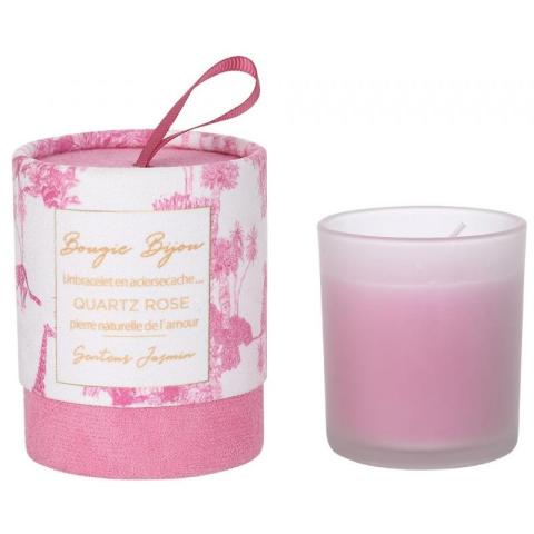 Bougie bijou quartz rose Stella Green