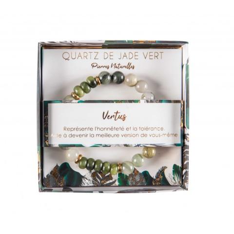 Bracelet Quartz de jade vert Stella Green