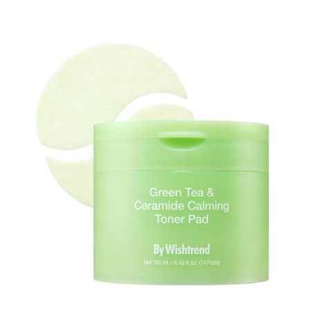 ByWishtrend - Tampon tonique apaisant au thé vert et aux céramides - 190 ml/70 Pads ByWishtrend - Tampon tonique apaisant au thé vert et aux céramides - 190 ml/70 Pads
