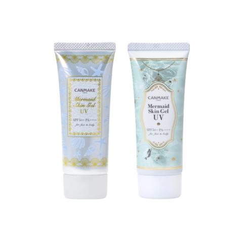 CANMAKE - Mermaid Skin Gel Set (02 White & C01 Mint)