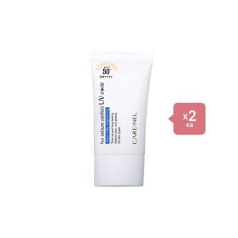 CARE:NEL No Sebum Perfect UV Shield SPF50+ PA++++ - 50ml (2ea) Set