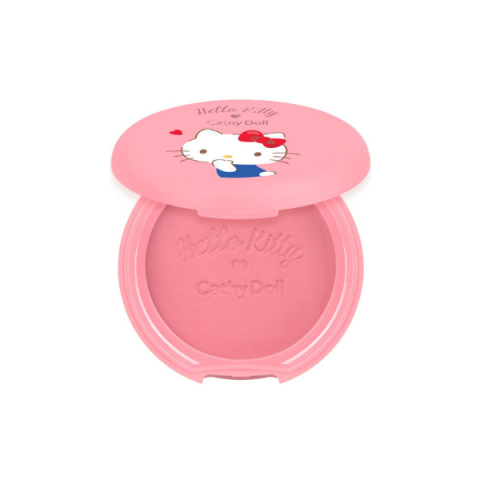 Cathy Doll - Hello Kitty Fard à joues en coton - 6.5g - #01 Frozen Strawberry