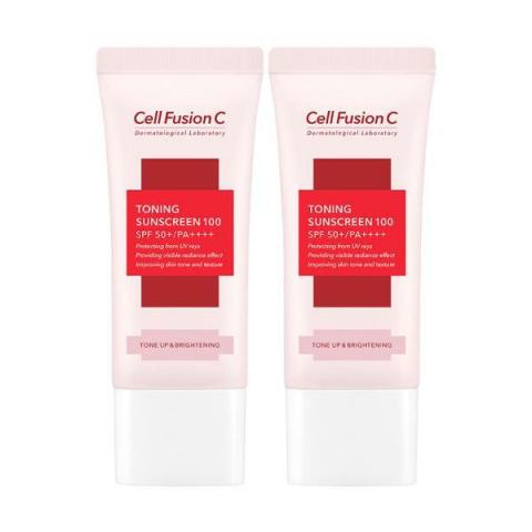 Cell Fusion C - Crème solaire tonifiante 100 SPF50 + / PA ++++ -...