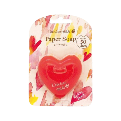 CHARLEY - L'atelier Mila Savon en papier - 50pcs - Peach