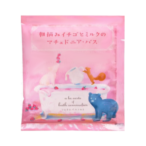CHARLEY - Sel de bain sommelier - 40g - Fresh Strawberry & Milk