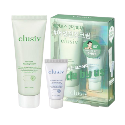 Clusiv - Conditionnement spécial crème relaxante - 1set(2articles)