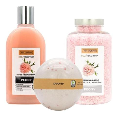 Coffret bain à la pivoine Bodymania