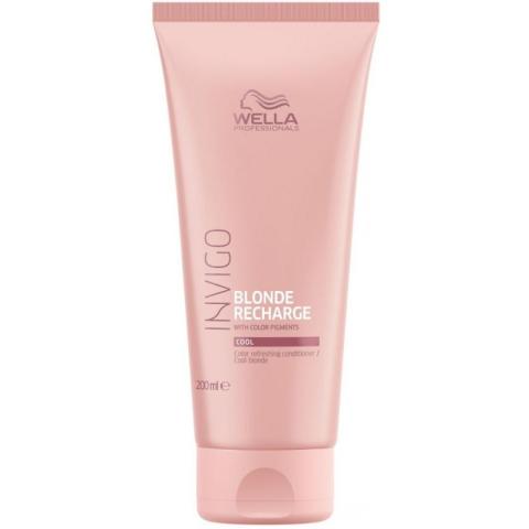 Conditionneur raviveur de couleur blond froid Invigo Blonde Recharge Wella 200ML