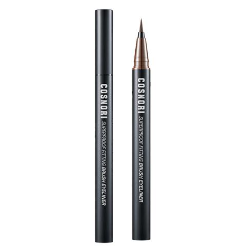 COSNORI - Superproof Fitting Brush Eyeliner - 0.6g - #3 Brown
