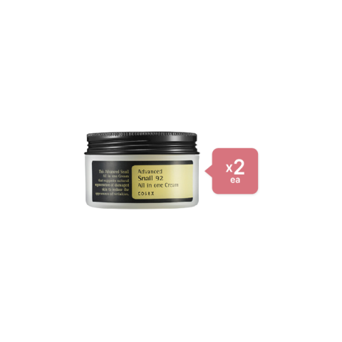 COSRX Advanced Snail 92 Crème tout en un (2ea) Set