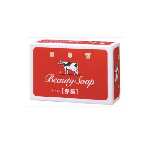 COW soap - Coffret Rouge de Savon de Beauté - 1 pièce - Rose
