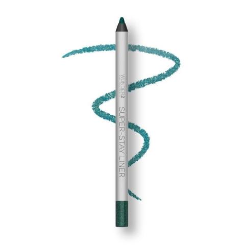Crayon eyeliner super-stay vert pailleté Wunder2
