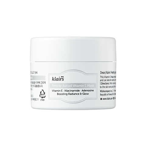 Dear, Klairs - Masque de vitamine E fraîchement pressé - 15ml