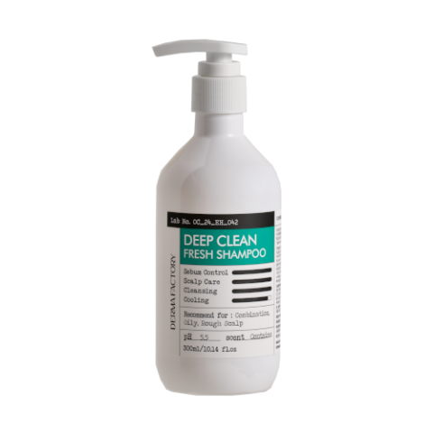 DERMA FACTORY - Shampooing frais et nettoyant en profondeur - 300ml DERMA FACTORY - Shampooing frais et nettoyant en profondeur - 300ml