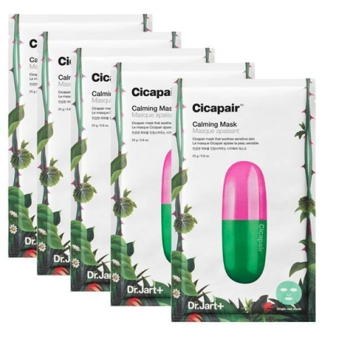 Dr. Jart+ - Cicapair Tiger Grass Masque apaisant - 5pièces