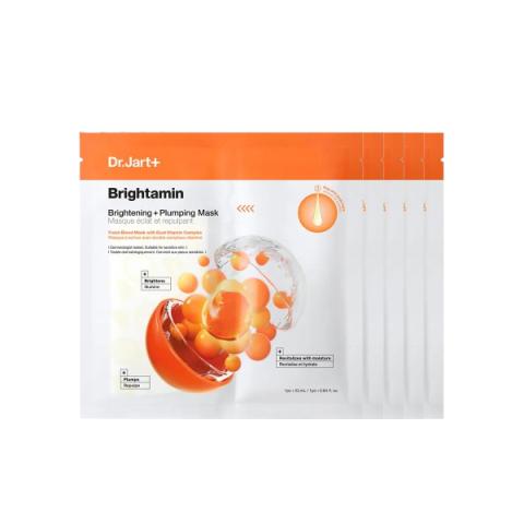 Dr. Jart+ - Masque éclaircissant et repulpant Brightamin - 5pièces