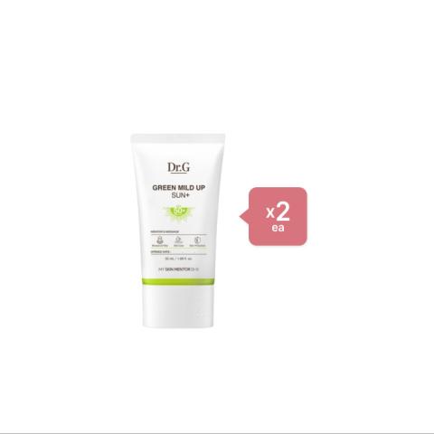 Dr.G - Green Mild Up Sun+ (SPF50+ PA++++) - 50ml (2ea) Set Dr.G - Green Mild Up Sun+ (SPF50+ PA++++) - 50ml (2ea) Set